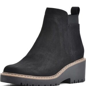 White Mountain Black Ankle Booties